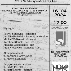 Koncert w Nałęczowie 16.04.2024